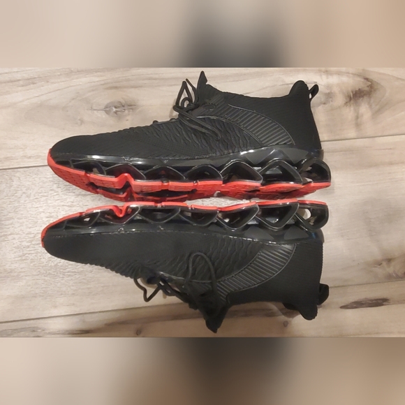 Black and Red Men's Athletic Shoes - Picture 1 of 11